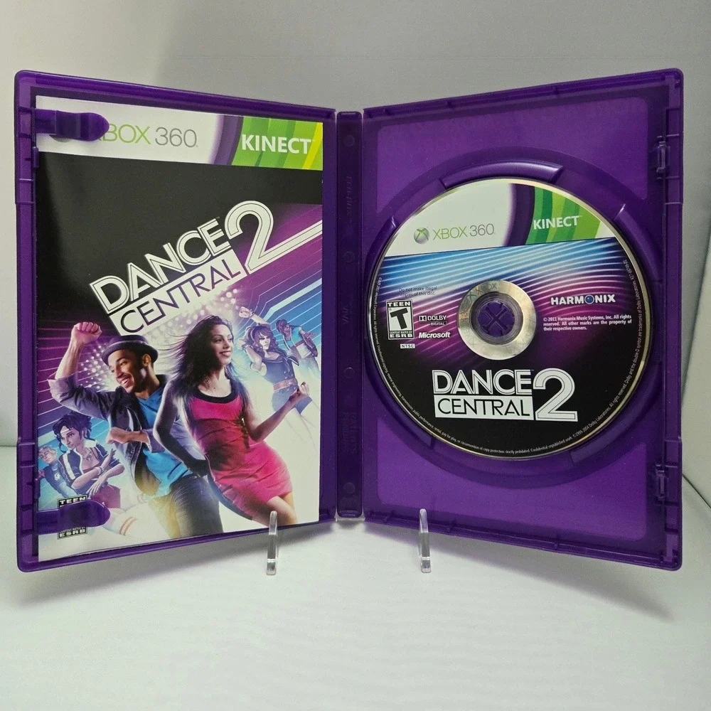 Dance Central 1, 2,‎ & 3 Bundle Xbox 360 Kinect - Complete CIB 3 Games Tested